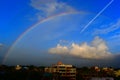 Rainbow on the sky