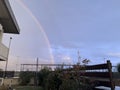 Rainbow Sky at Sunset