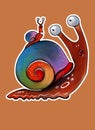 Rainbow snail