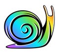 Rainbow snail