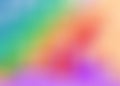 Rainbow coloured blurred gradient mesh background and backdrop