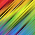 Rainbow spectrum background of blurred diagonal stripes. Abstract vector backdrop Royalty Free Stock Photo
