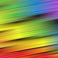 Rainbow spectrum background of blurred slanting stripes. Abstract vector backdrop Royalty Free Stock Photo