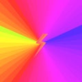 Rainbow spectrum background texture with thunderbolt flash,multicolored wallpaper vector illustration art graphic design futuristi Royalty Free Stock Photo