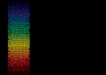 Rainbow spectrum banner