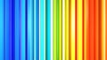 Rainbow spectrum vertical lines 3D render illustration