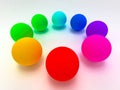 Rainbow sphere Royalty Free Stock Photo