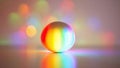 Rainbow Sphere Reflection Royalty Free Stock Photo