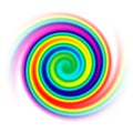 Rainbow spiral