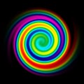 Rainbow spiral