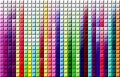 Rainbow squared background Royalty Free Stock Photo