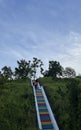 rainbow stair in Bukit Bayan Public Park