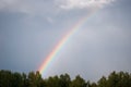 The Rainbow after the storm Royalty Free Stock Photo