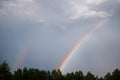 The Rainbow after the storm Royalty Free Stock Photo