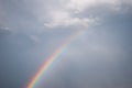 The Rainbow after the storm Royalty Free Stock Photo