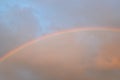 Rainbow on a stormy sky Royalty Free Stock Photo