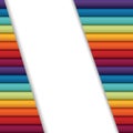 rainbow stripe background. Vector illustration decorative design Royalty Free Stock Photo