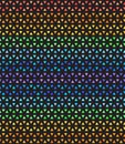 Rainbow striped triangle mosaic pattern. Seamless vector background Royalty Free Stock Photo