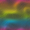 Rainbow stripes seamless pattern Royalty Free Stock Photo