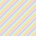 Rainbow stripes seamless pattern diagonal texture Royalty Free Stock Photo