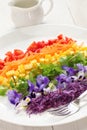 Rainbow super salad