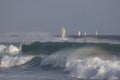 Rainbow surf Royalty Free Stock Photo