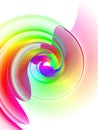 Rainbow swirl Royalty Free Stock Photo