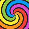 Rainbow swirl background Royalty Free Stock Photo