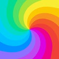 Rainbow swirl background