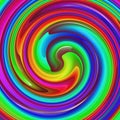 Rainbow swirl background Royalty Free Stock Photo