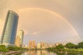 The rainbow in Tainan Canal