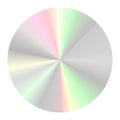 Rainbow texture of CD or DVD disc. Iridescent compact disc for presentation layouts and design Royalty Free Stock Photo