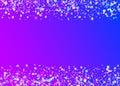 Rainbow Tinsel. Modern Foil. Disco Element. Surreal Art. Blue La Royalty Free Stock Photo