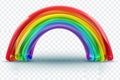 Rainbow transparent background Royalty Free Stock Photo