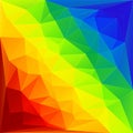 Rainbow triangles background Royalty Free Stock Photo