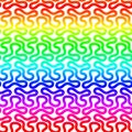 Rainbow Triangular Shapes Seamless Background
