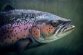 Rainbow trout (Salmon tricolor) close-up