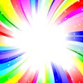 Rainbow twirl background Royalty Free Stock Photo
