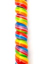 Rainbow Twirl Lollipop Candies Royalty Free Stock Photo