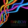 Rainbow Twisted Bright Vibrant Wares