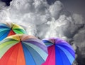 Rainbow umbrella Royalty Free Stock Photo