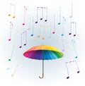 Rainbow umbrella