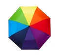 Rainbow Umbrella Top Royalty Free Stock Photo