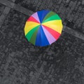 Rainbow umbrella Royalty Free Stock Photo