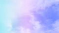 Rainbow unicorn background with clouds Pastel sky. magical landscape Abstract amazing pattern