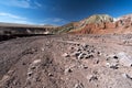 Rainbow Valley in the Atacama Desert in Chile. Royalty Free Stock Photo