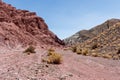 Rainbow valley or valle arcoiris in atacama desert chile Royalty Free Stock Photo