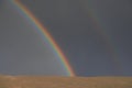 Rainbow at Vatnajokull National Park Iceland Royalty Free Stock Photo