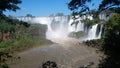 Rainbow and vegetation in Iguazu Falls National Park