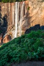 Rainbow on Vernal Falls and the Mist Trail, Yosemite National Park, California Royalty Free Stock Photo